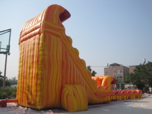 <b>Inflatable</b> PVC Flame Style Outdoor <b>Water</b> <b>Slide</b> for Kids' Commercial Party Rental - Product Image 6