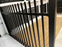 Barandilla de vidrio sin marco desenredado, espiga de acero inoxidable, aleación de aluminio, abrazadera para cerca de piscina, en forma de U escalera exterior, seguridad