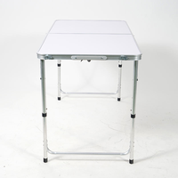 Table pliante rectangulaire blanche d'extérieur avec structure en aluminium, chaise de banquet en plastique pour jardin, salle à manger, événements, utilisation intérieure et extérieure