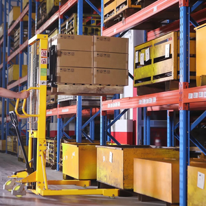 Handvorkheftruck Handlieren Hydraulische Pallet Stapelaar Handleiding Heftruck Pallet Stapelaar Handmatige Hydraulische Stapelaar - Product Image 5