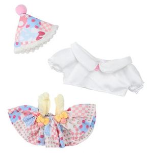Conjunto de Ropa para Muñecas de Algodón de 20 cm, Ropa de Dibujos Animados para Muñecos de Peluche, Vestido para Bebés, Ropa Diaria, Falda - Product Image 1
