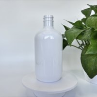 Bouteille en plastique PET de 500 ml personnalisable en gros, opaque, étanche, finition lisse