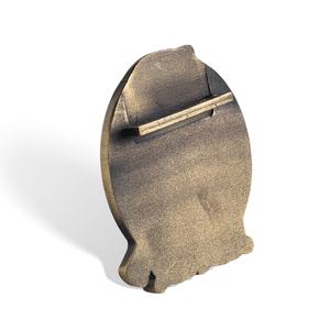 Periférico de Juego Especial para Niños, Placa de Identificación Metálica en Color Negro y Dorado con Grabado - Product Image 6