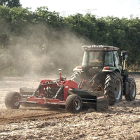 Niveleuse de terrain hydraulique pour tracteur compact à attelage 3 points avec guidage laser GPS pour le nivellement des sols agricoles