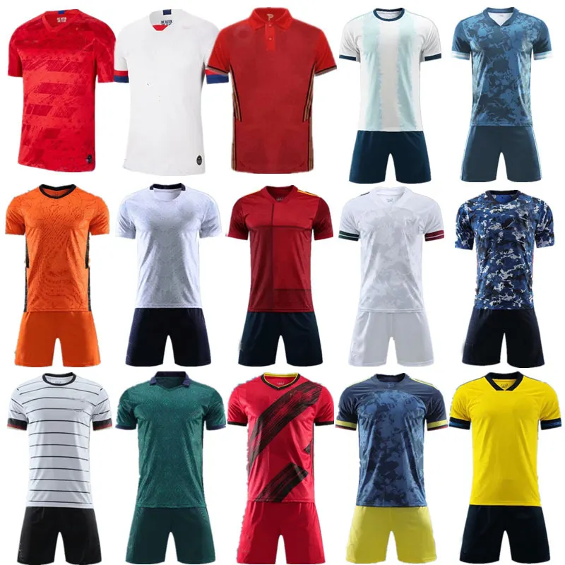 Custom voetbal shirt maker voetbal jersey voetbal uniform voetbalshirt thailand