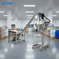 Machine de remplissage automatique de poudre à vis sans fin électrique avec contrôle PLC pour l'emballage de flacons, bouteilles, pots, sachets et boîtes