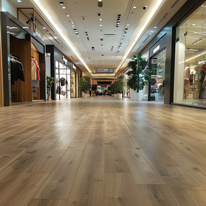 Oushe Eco-Friendly Instalación SPC Core Engineered Hardwood Stone Plastic Composite Vinyl Plank Flooring - Product Image 2
