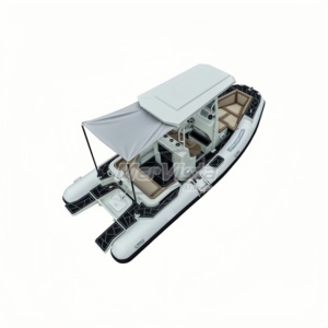 <span class=keywords><strong>Bateau</strong></span> <span class=keywords><strong>de</strong></span> pêche en aluminium économique et fiable <span class=keywords><strong>de</strong></span> 580 cm avec tissu PVC robuste et toit extensible pratique - Product Image 5