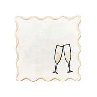 Serviettes de table en coton lin brodé motif monogramme nappe tapis de vin en lin pour hôtel français 100% pur fait à la main 1 Pc