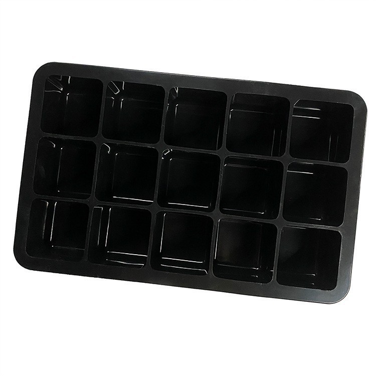 15-compartment ice compartment black without lid