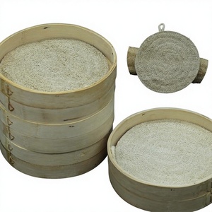Rubber Steamer Mat Double Thickened Non-Stick Easy to Clean Durable Eco-Friendly Steam Cloth Cage <b>Drawer</b> - Product Image 1