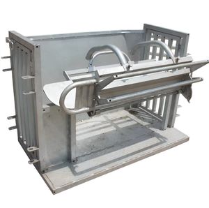 Cage de transfert pour moutons galvanisée à chaud, avec système de compression, équipement d'élevage pour moutons et chèvres - Product Image 1