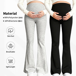 King Mcgreen Star <span class=keywords><strong>Pantalon</strong></span> skinny taille haute à jambe large pour <span class=keywords><strong>femme</strong></span> <span class=keywords><strong>enceinte</strong></span>, nouveau style automne et hiver, <span class=keywords><strong>pantalon</strong></span> extérieur - Product Image 4