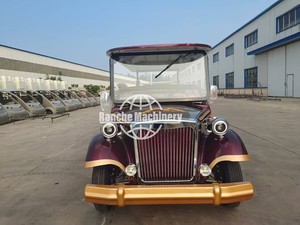 Carrito Turístico Eléctrico Clásico, Vehículo Eléctrico Retro, Batería de Litio de 5KW, Capacidad para 4 Personas, para Ciudad o Resort - Product Image 2