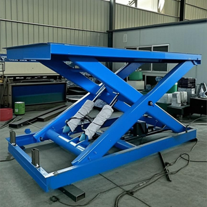 Penjualan Langsung Pabrik Meja Angkat Listrik Tetap, Lift Kargo Tipe Gunting, <span class=keywords><strong>Platform</strong></span> Angkat Hidrolik Baja - Product Image 5