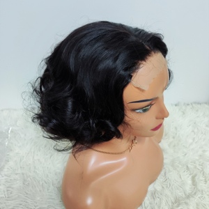 โปรโมชั่น $25 วิกผมลูกไม้แบบ 4x4 สีสันสดใส ลอนคลื่นธรรมชาติ คุณภาพดี วิกผมแท้ 100% เกรด 9A และ 10A ขายส่ง - Product Image 4