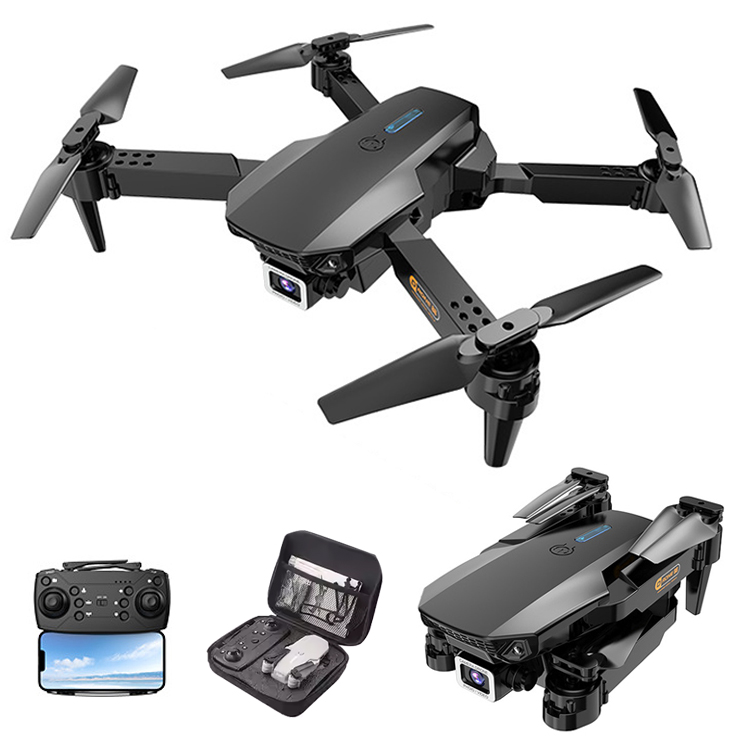 E88 Pro GPS-Дрон игрушка 4K двойная HD-камера 30 мин Время полета складной Радиоуправляемый квадрокоптер для предотвращения препятствий