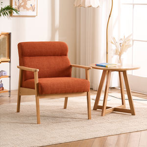 Sillón de Tela de Estilo Moderno <span class=keywords><strong>para</strong></span> el Hogar, Sillón Reclinable <span class=keywords><strong>para</strong></span> Lectura y <span class=keywords><strong>Descanso</strong></span> en la Sala de Estar o el Dormitorio - Product Image 5