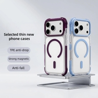 Coque de téléphone magnétique antichoc 3-en-1 IDEAL Factory avec protection anti-chute aux quatre coins pour iPhone 16 17 18 Pro Max, anti-jaunissement