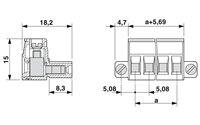 Conector de Cable Eléctrico/Conector de PCB con Tornillo MSTB 2.5/ 6-STF-5.08 de Phoenix Contact 1778027 de Alta Calidad