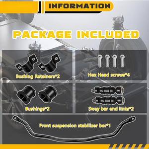 Kit de Barra Estabilizadora Delantera para Chevy, Buick, Pontiac, Impala, Limited, Grand, <span class=keywords><strong>Monte</strong></span> Carlo, Venture, Montana, Century - Product Image 3