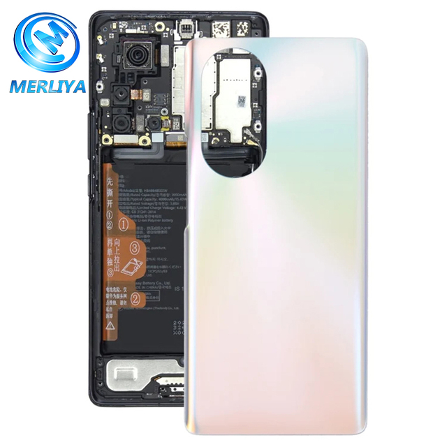 Back Housing for Huawei Nova 8 Pro 5G Back Cover Glass Battery Phone Case Replacement for Huawei Nova 8 Back Battery Cover