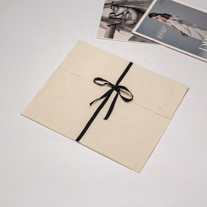 Op maat gemaakte logo hoogwaardige envelop flap katoenen tas natuurlijke kleur katoenen envelop tas cosmetische borstel - Product Image 5