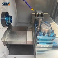 Torno CNC de Fábrica Directo, Diseño Horizontal de Bancada Plana, Husillo Único, Control GSK, Precio Competitivo, Mini Torno para Metal