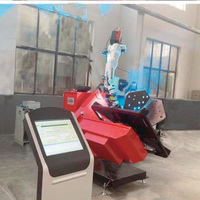 Robot de soudage intelligent automatique 6 axes Raintech avec suivi de joint PLC et tête de soudage à l'arc immergé pour applications industrielles lourdes et légères