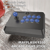 Mayflash F300 - Joystick Arcade Ergonómico Inalámbrico con Bluetooth para PS4 / PS3 / XBOX ONE 360 / PC