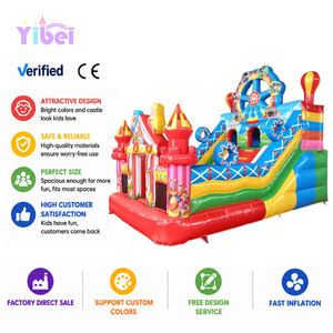 Château gonflable de saison chaude avec toboggan maison de rebond personnage de dessin animé maison de rebond gonflable Combo enfants videur gonflable - Product Image 3