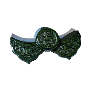 Materiales de Construcción Antiguos, Tejas Verde Oscuro, Tejas de Techo de Estilo Asiático Chino - Product Image 4