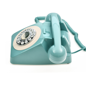 Vente chaude Vintage <span class=keywords><strong>style</strong></span> antique téléphone voix livre d'or mariage événement enregistreur Décrochez le téléphone pour laisser un message - Product Image 5