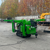 Mini grue araignée 1 tonne-12 tonnes Nouvelle construction Plafonniers télescopiques hydrauliques avec noyau de moteur Petite grue sur chenilles