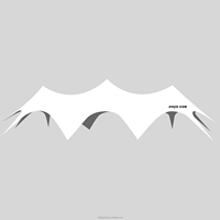 Toldo de estrella con forma de araña supergrande personalizado, tienda de campaña portátil para exteriores, lona impermeable con poste incluido para acampar y viajar