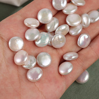 Grand stock en gros de perles baroques naturelles d'eau douce, boutons de 11-12 mm, perles nues, accessoires de bijoux DIY, modèle 010
