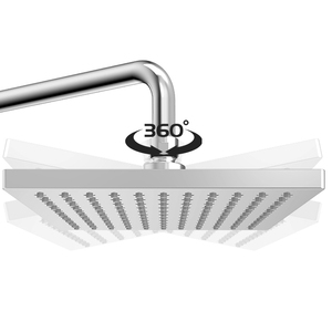 Luxury Square Rainfall <strong>Shower</strong> <strong>Head</strong> Bathroom Faucet Accessories <strong>Sprayer</strong> - Product Image 1