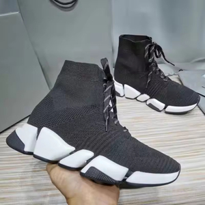 En gros, Chaussures de créateur pour hommes et femmes, Baskets montantes à plateforme, mode décontractée, en maille extensible, de marque - Product Image 3