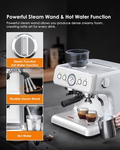 Cheap <b>Coffee</b> <b>Machine</b> 20 Bar Espresso <b>Machine</b> with Milk Frother Independent Espresso <b>Coffee</b> Maker for Cappuccino - Product Image 6