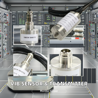 Sensor de Vibración KH, Transmisor 4-20mA RS485, Rosca M8 M10, 0-20mm/s, IP65, para Motor, Ventilador, Bomba, ATEX, OEM