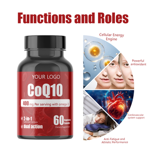 Özel Marka COQ 10 Kapsülleri Koenzim Q10 Yumuşak Kapsüller COQ10 Toz Takviyesi COQ10 60 Kapsül - Product Image 4