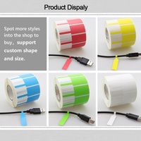 Autocollants étanches en Pvc, étiquettes pour câble électrique, auto-adhésives, 50 pièces, OEM
