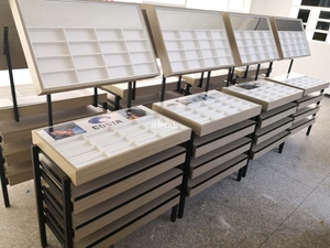 Kính hiển thị đứng quang cửa hàng truy cập kính cửa hàng đồ nội thất cảnh tượng kính hiển thị - Product Image 2