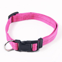 Collier de protection personnalisé de luxe anti-morsure pour chien, couleur unie, fermeture auto-agrippante, taille S, vente en gros pour chiens