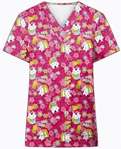 <span class=keywords><strong>ช</strong></span>ุดยูนิฟอร์ม<span class=keywords><strong>พยาบาล</strong></span>แบบสครับสำหรับ<span class=keywords><strong>โรง</strong></span><span class=keywords><strong>พยาบาล</strong></span> ปี 2026 แบบ unisex สกรีนโลโก้ได้ แขนสั้น ผ้าทอ กันยับ แห้งเร็ว เหมาะสำหรับสปาและร้านเสริมสวย - Product Image 2