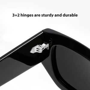 Biểu tượng tùy chỉnh chất lượng cao Acetate phân cực Kính mát màu đen khung Thiết kế kính mát thương hiệu nổi tiếng - Product Image 4