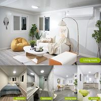 Casa Container di Lusso Espandibile 20ft/40ft, Casa Mobile Prefabbricata Moderna con 2, 3 o 4 Camere da Letto, Certificata CE RoHS