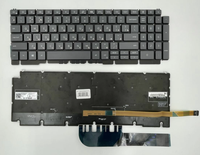 Clavier de remplacement pour ordinateur portable, disposition RU FR UK US DE pour Dell G15 5510 5511 5505 5515 5518 5520 5525 5530, clavier rétroéclairé