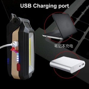 <b>LED</b> COB Torch Portable <b>Work</b> <b>Light</b> USB Charging Waterproof Adjustable Flashlight with Magnet Repair Emergency Lamp CampingLantern - Product Image 4