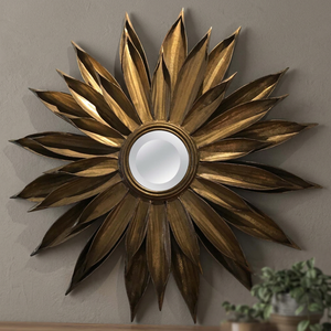 Espejo de estrellas de Metal dorado - Product Image 4